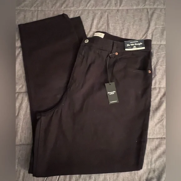 NWT Abercrombie & Fitch Curve Love Ultra High Rise 90s Straight Jean Sz 34 Black - Picture 13 of 14